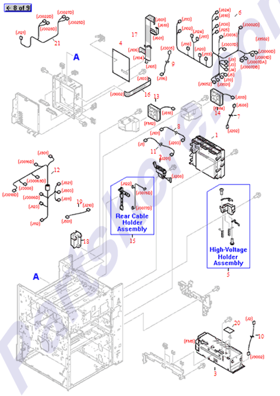 HP parts picture diagram for RG5-5919-000CN, RG5-5937-000CN, RG5-5938-000CN, RG5-5952-000CN, RG5-5940-000CN, RG5-5966-000CN, RG5-5975-000CN, RG5-5919-000CN-C, RG5-5937-000CN-C, RG5-5938-000CN-C, RG5-5952-000CN-C, RG5-5940-000CN-C, RG5-5966-000CN-C, RG5-5975-000CN-C, RG5-7892-000CN, RH7-1522-020CN, RG5-7902-000CN, RH3-0376-000CN, RH7-1632-000CN, RG5-5919-000CN-R, RG5-5937-000CN-R, RH3-2258-040CN, RH3-2259-040CN, RH2-5507-000CN-C, RG5-6200-03ACN, RG5-6159-030CN-C, RH2-5507-000CN, RG5-5938-000CN-R, RG5-5952-000CN-R, RG5-5940-000CN-R, RG5-5966-000CN-R, RG5-5975-000CN-R, RG5-7901-000CN, RH2-5507-000CN-R, RG5-6159-030CN-R, RH7-1521-000CN, RG5-6129-020CN, RG5-6159-030CN
